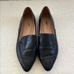 Madewell Black Leather Loafers